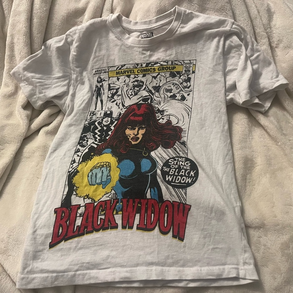 Marvel Black Widow Graphic Comic book Tee